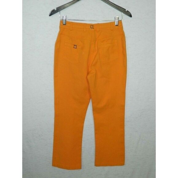 St. John by Marie Gray Jeans Size 4 Orange Pants Color Jeans Pants - Picture 3 of 8